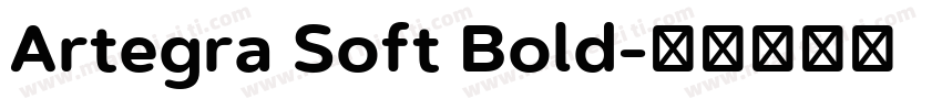 Artegra Soft Bold字体转换
